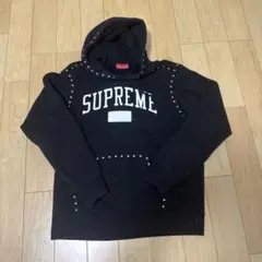 Supreme スタッズ プルオーバー パーカー ブラックのサムネイル