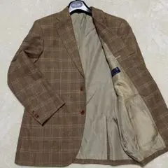 【美品✨】ポールスチュアート カシミヤ混 テーラージャケット グレンチェック