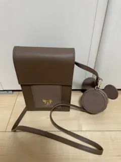 Mickey Mouse Shoulder Bag with Pouch