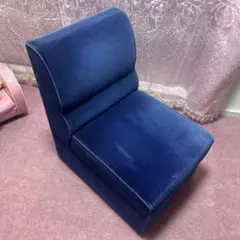 喫茶店　1人掛けソファ ブルー　レトロ