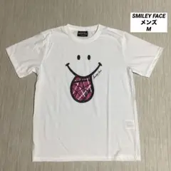 SMILEY FACE メンズ　半袖Tシャツ　Mサイズ