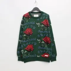 ワコマリア FLOWER ジャガード セーター ニット 完売品のサムネイル