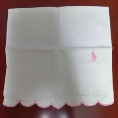 RALPH LAUREN ピンクスカラップ ミニタオルのサムネイル