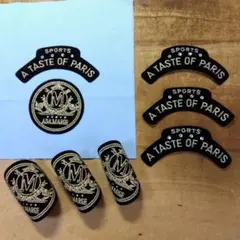 刺繍アイロンワッペン　3組セット