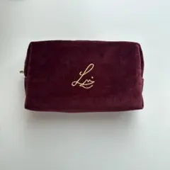 Lisa Eldridge 非売品　ボルドー ベルベット ポーチ