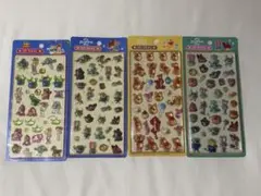 3Dシール ディズニー ズートピア プーさん トイストーリー 4点セット