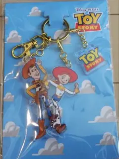 限定品 トイ・ストーリー ウッディとジェシー アクリルキーホルダー