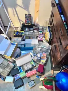 ポケモンカード引退品大量メガゲンガーデッキ、スリーブ付きデッキ
