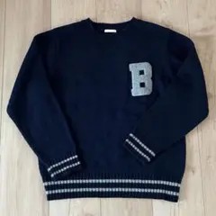 ＧＵ　ジーユー　長袖ニット　セーター　Ｂロゴ