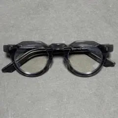 クラウンパント　黒ぶち眼鏡　レスカ　ギュパール　フレンチビンテージ French vintage フレンチヴィンテージ メガネ Crown Panto 8mm