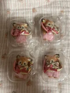 シルバニアファミリー デリシャスパレード　シカの赤ちゃん　4点セット