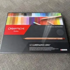 CARAN D'ACHE LUMINANCE 6901 40色セット - メルカリ