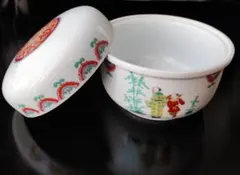 有田焼 錦松梅 旭翁創製 蓋物 焼き物 食器 レトロ 和食　和風　最最最終値‼️