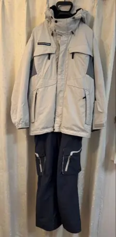 FABLICE スキースノボウェア Lサイズ グレー/ネイビー