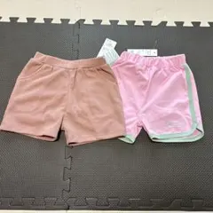 今日発送　新品　キッズ　ショートパンツ　２枚まとめ売り