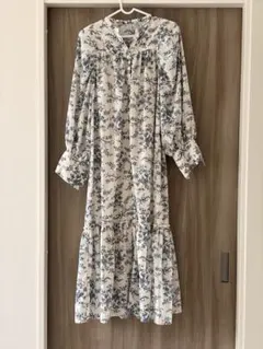 OPAQUE.CLP 花柄ワンピース　花柄カーディガン