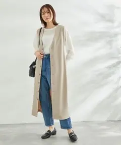 ROPE' PICNIC 2WAY/麻調ジレジャンパースカート
