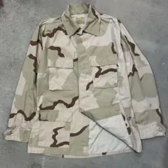 USA古着ミリタリージャケット デザート柄　Mサイズ カモフラージュ　長袖シャツ