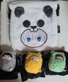 呪術廻戦くるみたぴぬいVol2&もふっとアニマル巾着　五条七海灰原家入