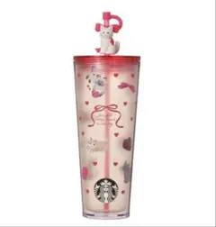 スタバ バレンタイン2026 コールドカップタンブラーキャット 710ml