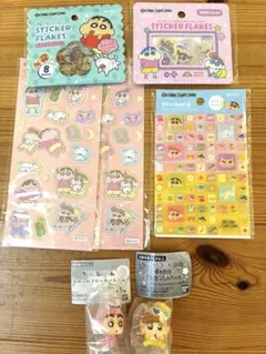 【新品】ふわふわフロッキードール ギャルなクレヨンしんちゃん シール5枚セット