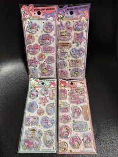 【正規品】サンリオ　ウォーターシール　海外限定4枚セット