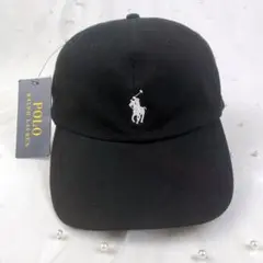 POLOラルフローレン BLACK コットンキャップ2