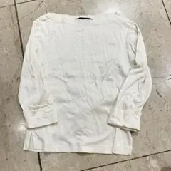 sh2487 RALPH LAUREN ラルフローレンホワイト 五分袖 Tシャツ