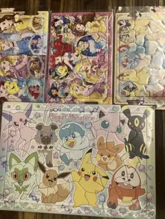 ポケモン ディズニープリンセス ジグソーパズル 4点セット