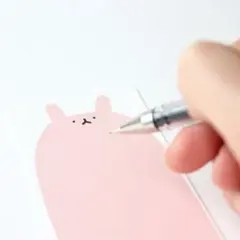 【うさぎが生やせるメッセージカードセット】オリジナルキャラ紙文房具　ゆるかわいい