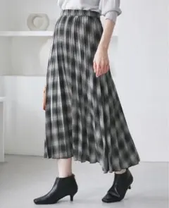 ROPE' PICNIC ロペピクニック チェック柄 プリーツスカート 未使用