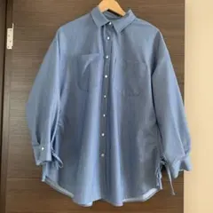 ページボーイ　ウエストドロストシャツシャンブレー