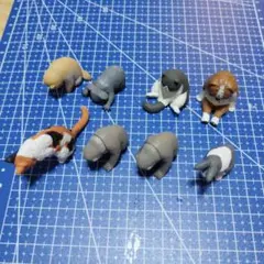 猫のフィギュア カプセルトイ 8体セット