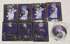 ポムフィオーレ寮セット‼️ プラスチックカード&メタルカード&缶バッジ【ツイステ】