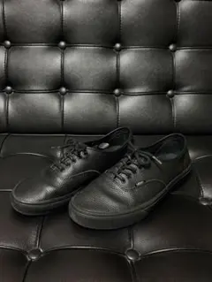 VANS US9 27cm AUTHENTIC LEATHER レザースケシュー