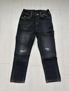 ユニクロ　ダメージ加工 ストレッチデニム　110