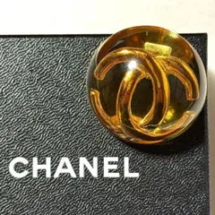 シャネル CHANEL ブローチ　ココマーク　レジン　ヴィンテージ　【逆ココ】