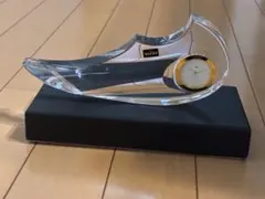 HOYA クリスタル 置時計 三日月雲型のサムネイル