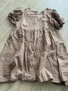 ペアマノン　半袖パフスリーブワンピース　140