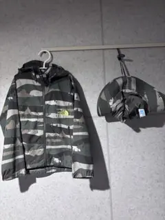 THE NORTH FACE 迷彩柄　コンパクトジャケット 120 ハットKL