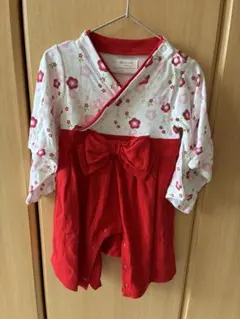 Kiss Baby 女の子 ベビー袴 ロンパース 70～80