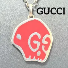 GUCCI グッチ ネックレス スカル チェーンGUCCI製 Ag925 GG - メルカリ