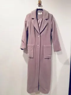 スナイデルロングコート　パープル　美品　サイズF