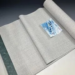 未使用保管品 「潮さいきもの」 夏着物 反物 浴衣 白 テイジンテトロン 透け感のサムネイル