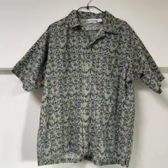50s Duke Kahanamoku シルク アロハ 開襟 総柄 L - メルカリ