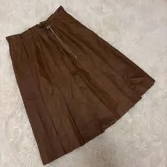 【美品❣️】lalsse passe レッセパッセ　フレアスカートウエストゴムのサムネイル