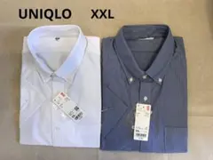 土日限定UNIQLO ドライイージーケア　コンフォートシャツ半袖　XXL 2枚組
