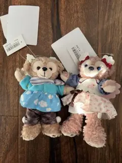 ディズニー ウィッシングウィングス ぬいぐるみバッジ ダッフィー シェリーメイ