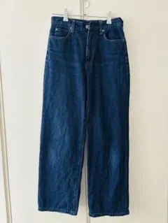 UNIQLO レディース　ワイドストレートジーンズ