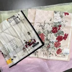 Burberry & Nina Ricci ハンカチ 2枚セット　新品